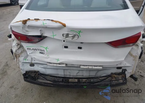2018 Hyundai Elantra Se from USA, damaged, VIN 5NPD74LFXJH352429